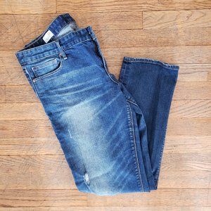 GAP Real Straight Distressed Jeans - 32R